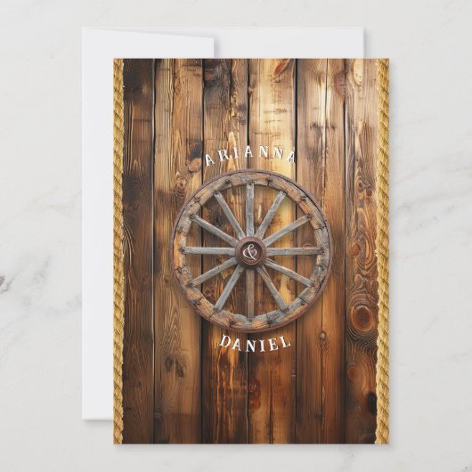 Invitation Lumières à cordes Mason Jar (Dos)