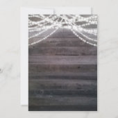 Invitation Lumières à filament blanc & Cartons d'invitation d (Dos)