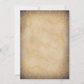 Invitation Lumières d'arbre rustiques vintage pour réception  (Dos)