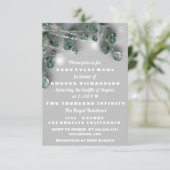 Invitation Lumières de 16ème Fête des mariéesJAR Eucalyptus g (Debout devant)