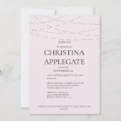 Invitation Lumières de clôture en bois Baby shower par Mail P (Dos)