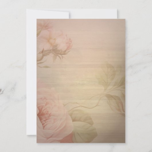 Invitation Lumières de guirlande en dentelle rustique Service (Dos)