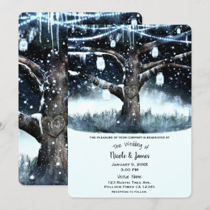 Invitation Lumières de l'Arbre et Bocaux de Mason pour un Mar