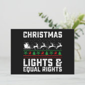 Invitation Lumières De Noël Et Égalité Des Droits Féministes (Debout devant)