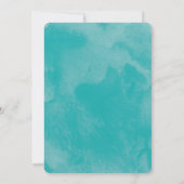 Invitation Lumières de Noël tropicales hawaïennes d'océan (Dos)