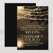 Invitation lumières de nuit nature inspiré (Devant / Derrière)