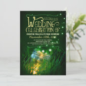 Invitation Lumières de nuit romantique mastic jarre invitatio (Debout devant)