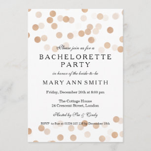 Invitation Lumières de parties scintillantes d'aluminium d'en