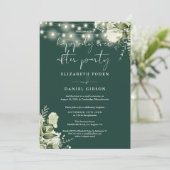 Invitation Lumières de verdure String Happily Ever After Mari (Debout devant)