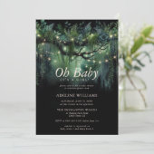 Invitation Lumières des forêts ensachées Baby shower des bois (Debout devant)
