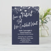 Invitation Lumières L'amour Texturé est une réception navale  (Debout devant)