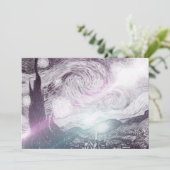 Invitation Lumières nocturnes étoilées (Debout devant)