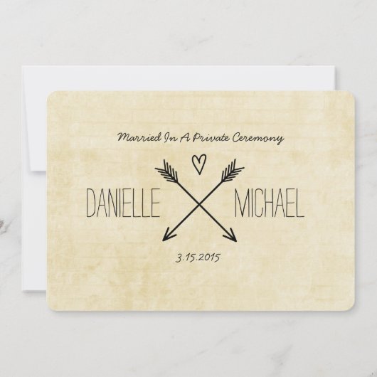 Invitation Lumières romantiques et arbre rustique Mariage Inv (Dos)