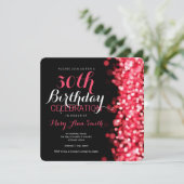 Invitation Lumières rouges pour le 30e anniversaire de la fêt (Debout devant)