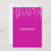 Invitation Lumières suspendues Bachelorette (Dos)