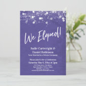 Invitation Lumières Texturées Nous Nous Sommes Enfuis Récepti (Debout devant)