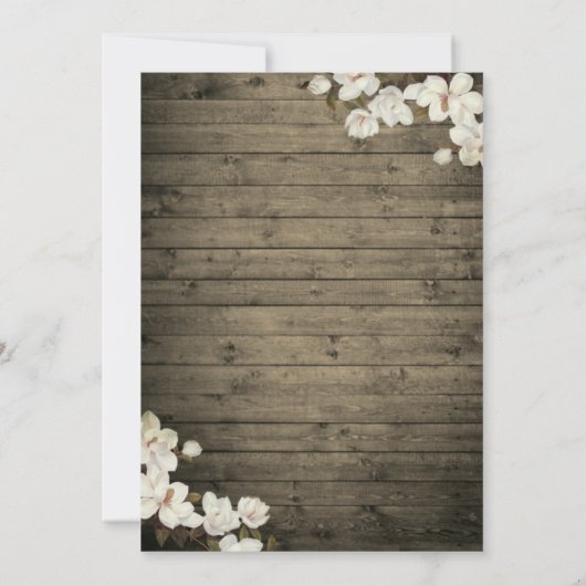 Invitation Luminaire à lanterne en bois rustique Lumière Douc (Dos)