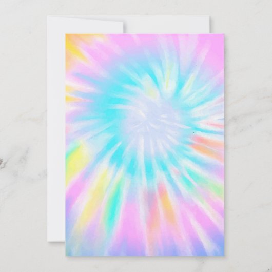 Invitation Luminaire Dans Le Néon Foncé Teint Teinture Oeuf D (Dos)