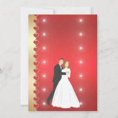 Invitation Luminaire lustre rouge (Dos)