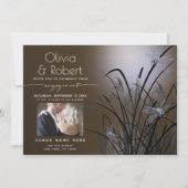 Invitation Luminaire Mocha Fiançailles Lune (Devant)