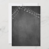 Invitation Luminaires du tableau de bord - Dîner de répétitio (Dos)