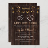 Invitation Luminaires rustiques charmants Vieux Grenier JE FA (Devant / Derrière)