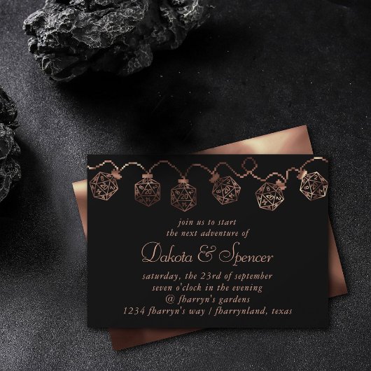 Invitation Luminateurs RPG | Jeu de plateau Imaginaire en cui