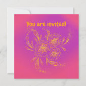 Invitation lumineuse (Devant)