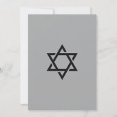 Invitation Lumineuse de basket moderne gris et orange bar mit (Dos)