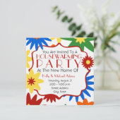 Invitation lumineuse de partie de pendaison de (Debout devant)