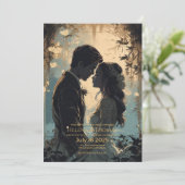 Invitation Lumineux et romantique (Debout devant)