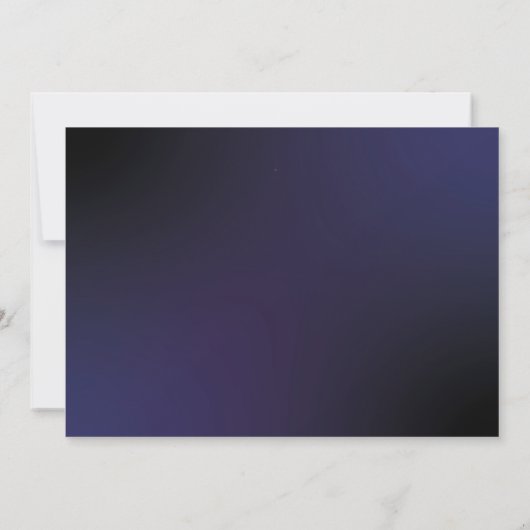 Invitation Luminosité dans l'obscurité Anniversaire Paint Dan (Dos)