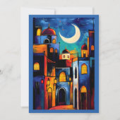 Invitation Luminosité du croissant | Mosquées géométriques du (Devant)