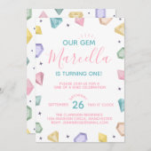 Invitation L'un des Anniversaires (Devant / Derrière)