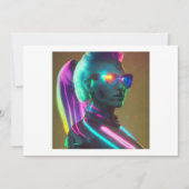 Invitation Luna : La Technomanceuse Cyberpunk (Devant)