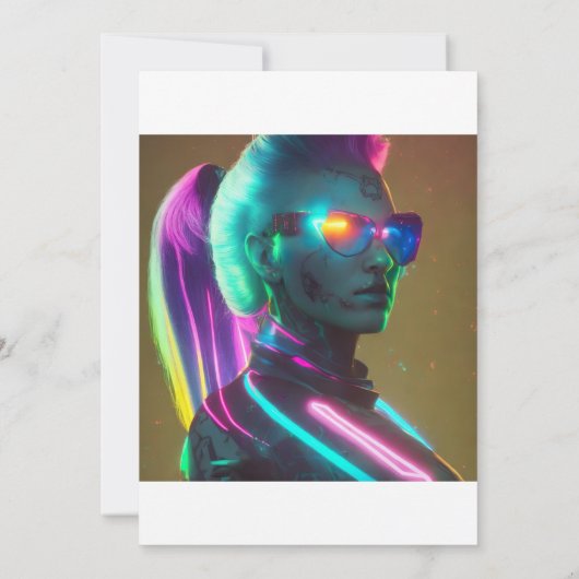 Invitation Luna : La Technomanceuse Cyberpunk (Dos)