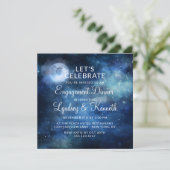 Invitation Lunar Sky Moon Fêtons la fête de l'engagement (Debout devant)