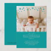 Invitation lunatique de photo d'anniversaire de (Devant / Derrière)