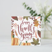 Invitation lunatique du jour | de bon thanksgiving (Debout devant)