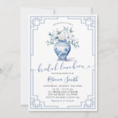 Invitation Luncheon de mariage au grand pot en céramique blan (Devant)