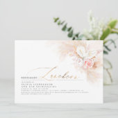 Invitation Luncheon Pampas Fête des mariées en herbe (Debout devant)