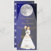 Invitation Lune (Devant / Derrière)