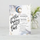 Invitation Lune Céleste, Noces Stellaires (Debout devant)