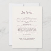 Invitation Lune de croissant radieux Splendid Mandala Mariage (Dos)