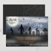 Invitation Lune de Zombie (Devant / Derrière)