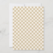 Invitation L'une est Beary Fun Neutral Ours 1er Anniversaire (Dos)