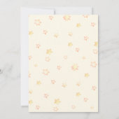 Invitation Lune et étoiles Baby shower neutre de genre (Dos)