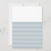 Invitation Lune et étoiles, Orange de Sang, Anniversaire (Dos)