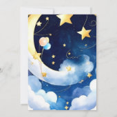 Invitation Lune Magie Enfants Espace Anniversaire (Dos)