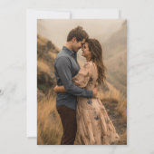 Invitation Lune mystique céleste Starry Mariage de nuit Photo (Dos)